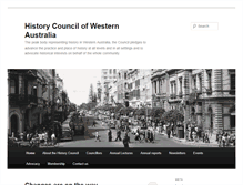 Tablet Screenshot of historycouncilwa.org.au